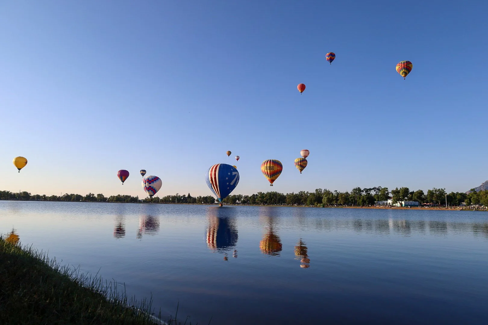 basket touching water