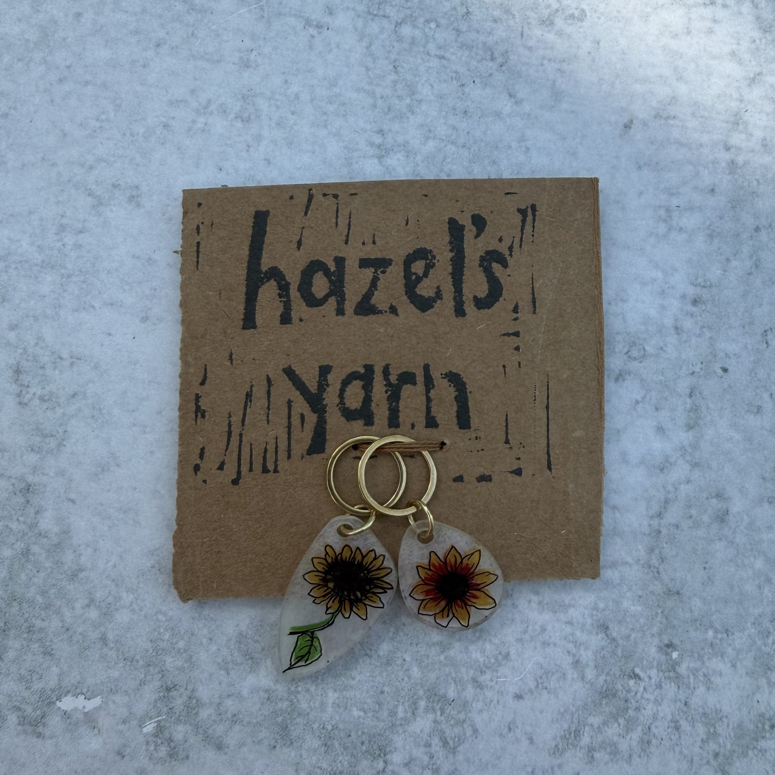 Sunflower Stitch Markers (v1)