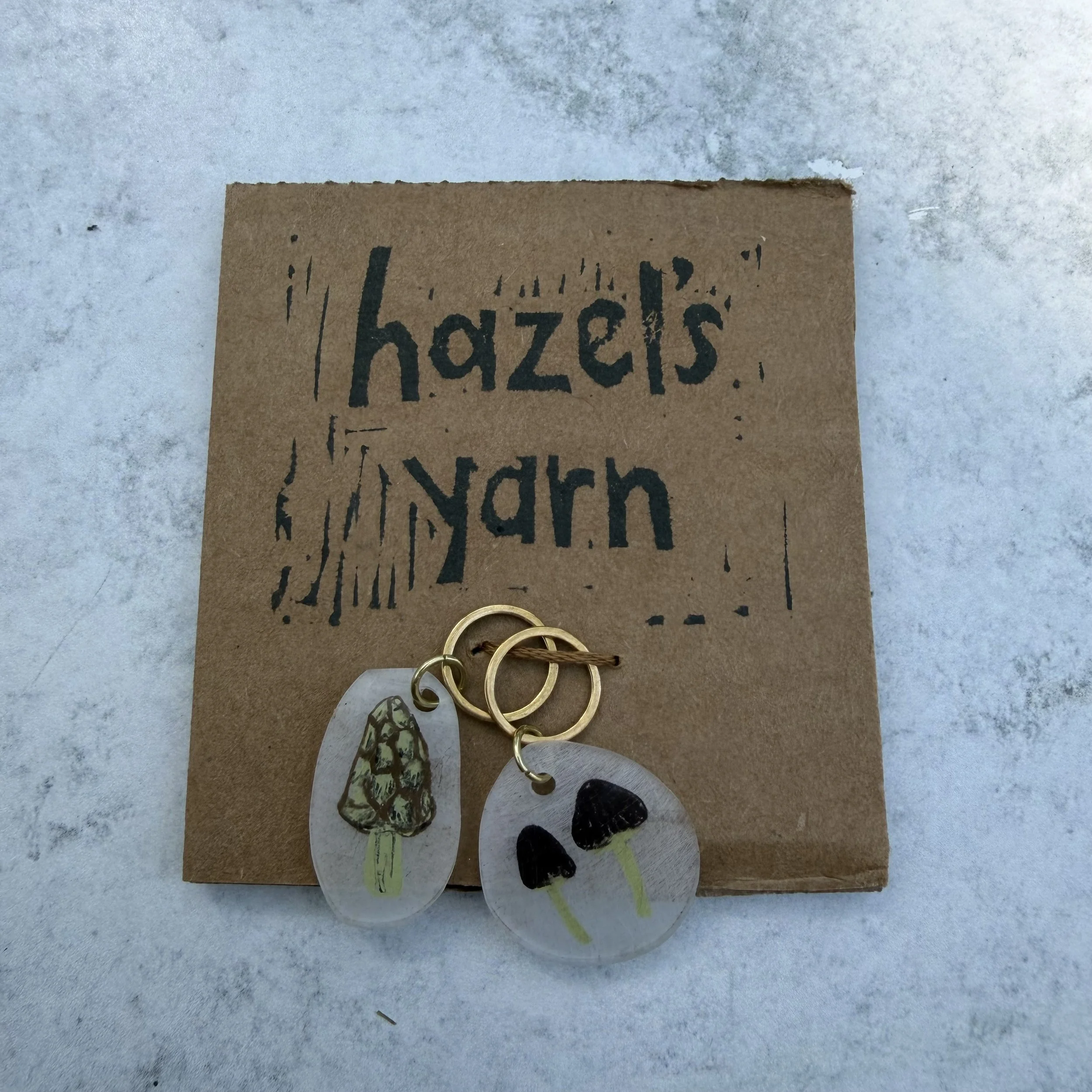 Mushroom Stitch Markers
