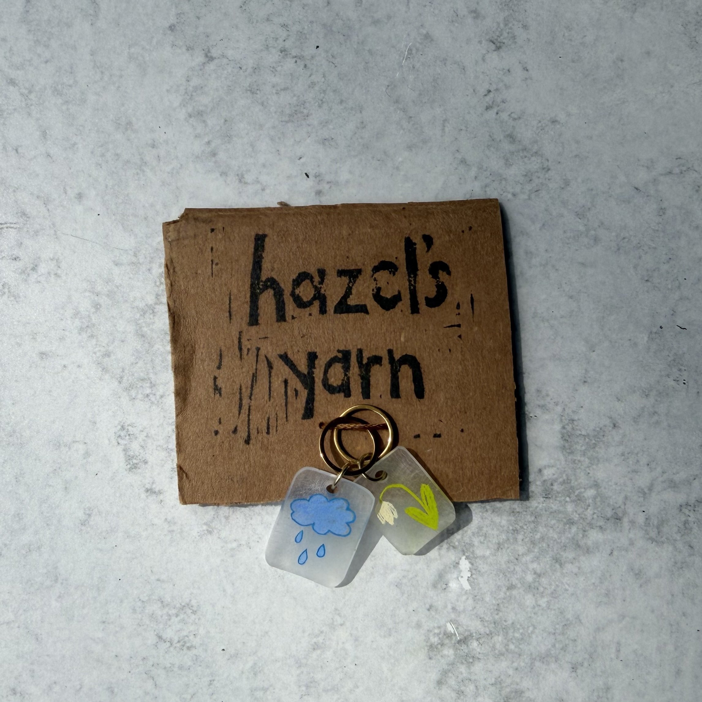 April Showers Stitch Markers