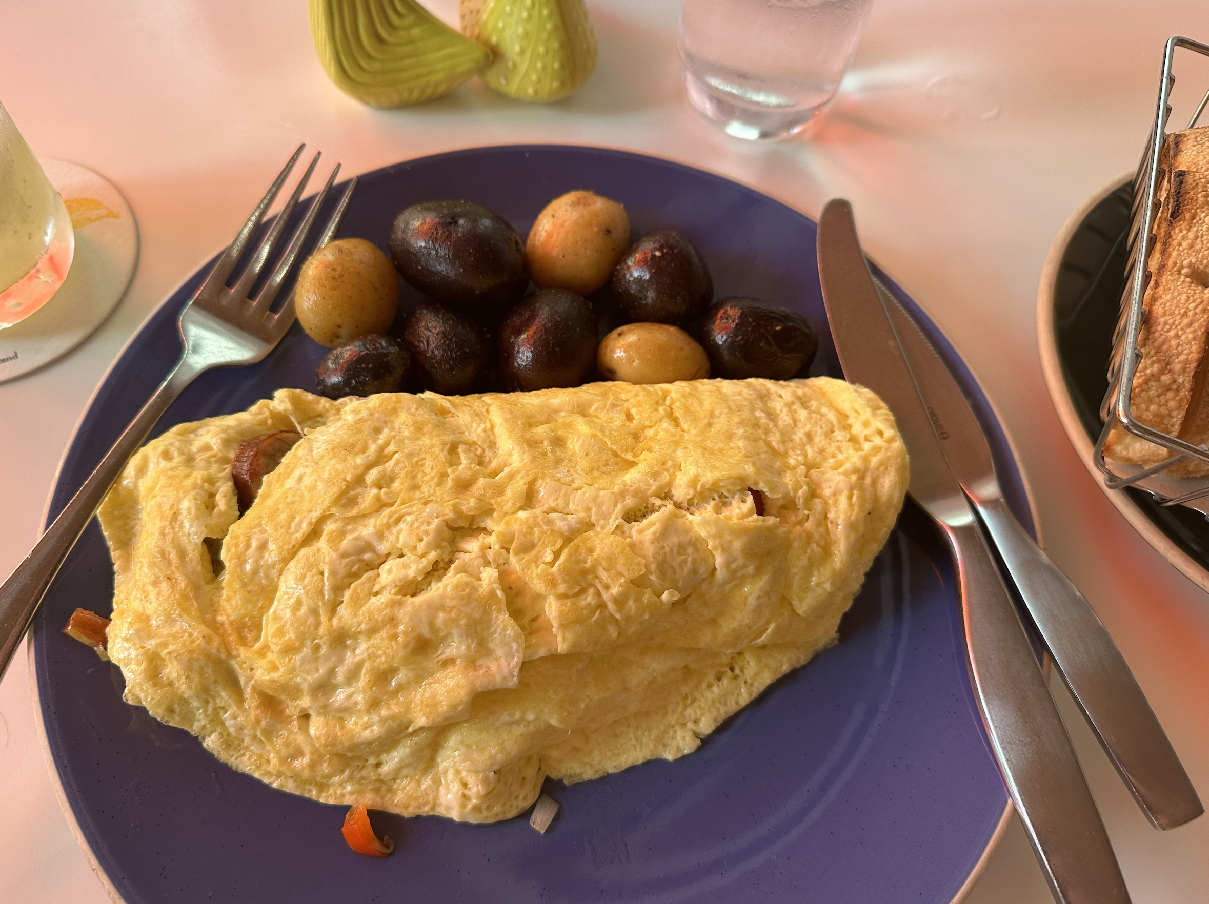  An omelette at Norma's for breakfast 