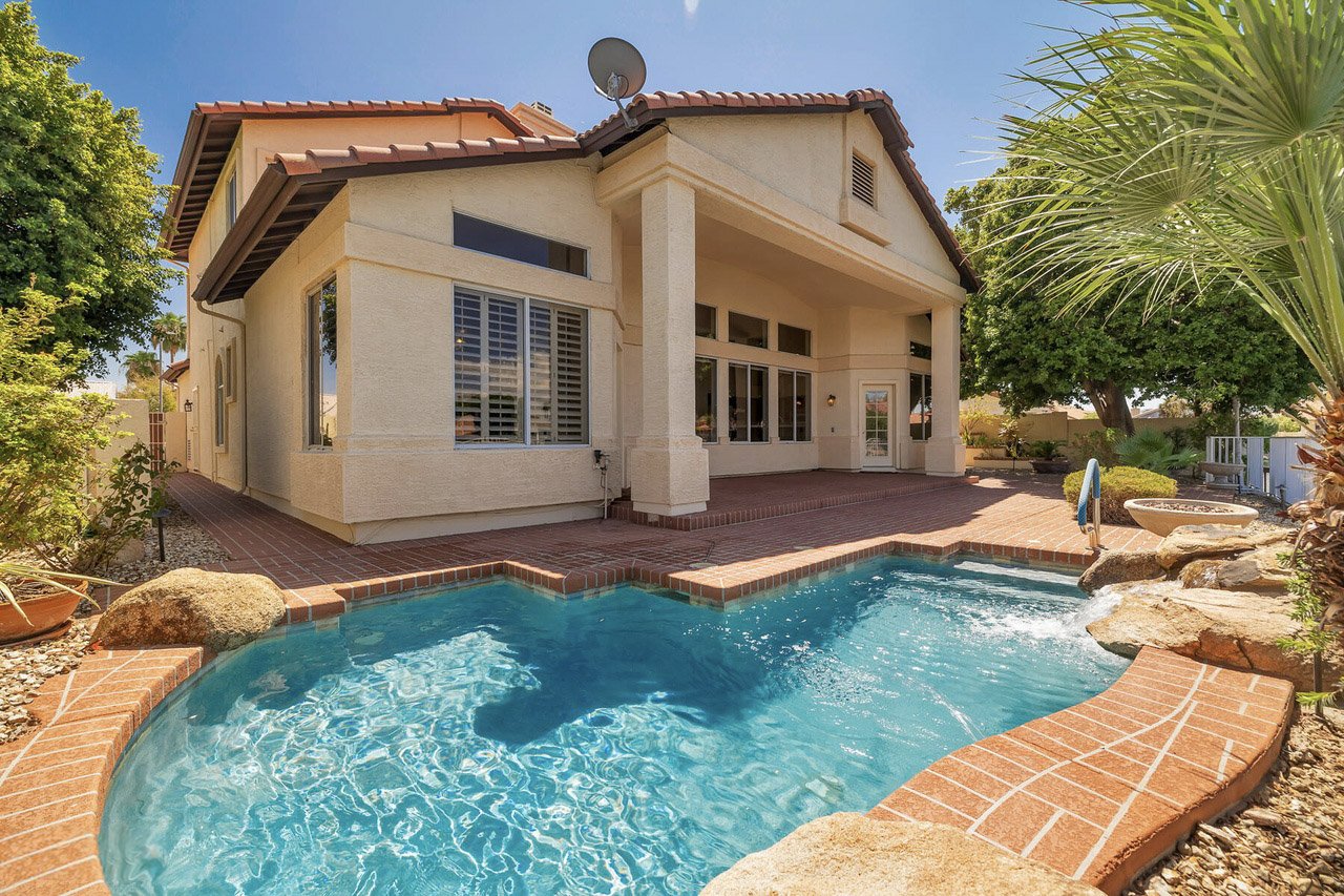 Backyard Pool Before