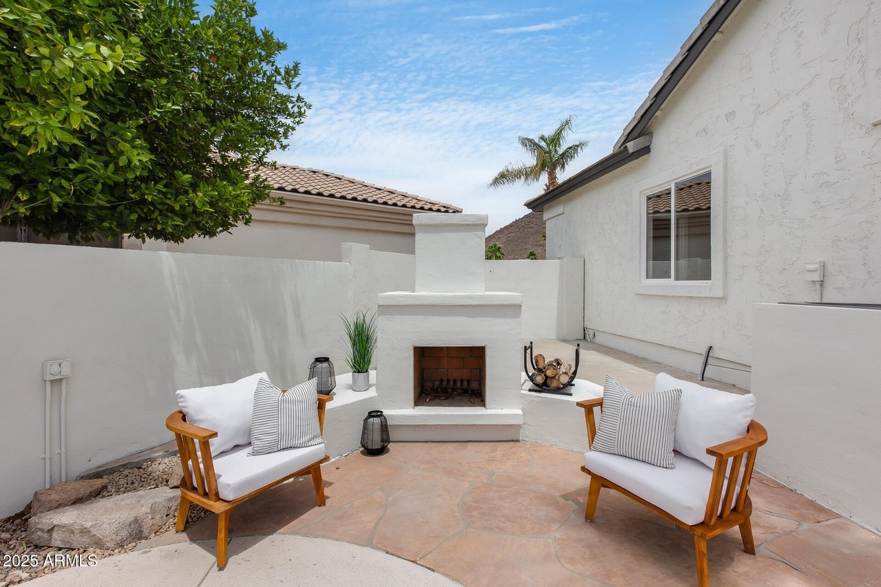 Outdoor Wood Fireplace