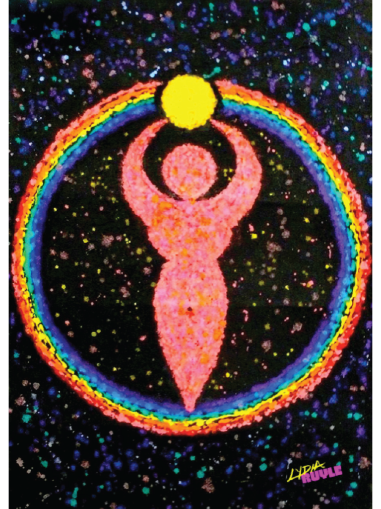 Crop Circle art by Lydia Ruyle