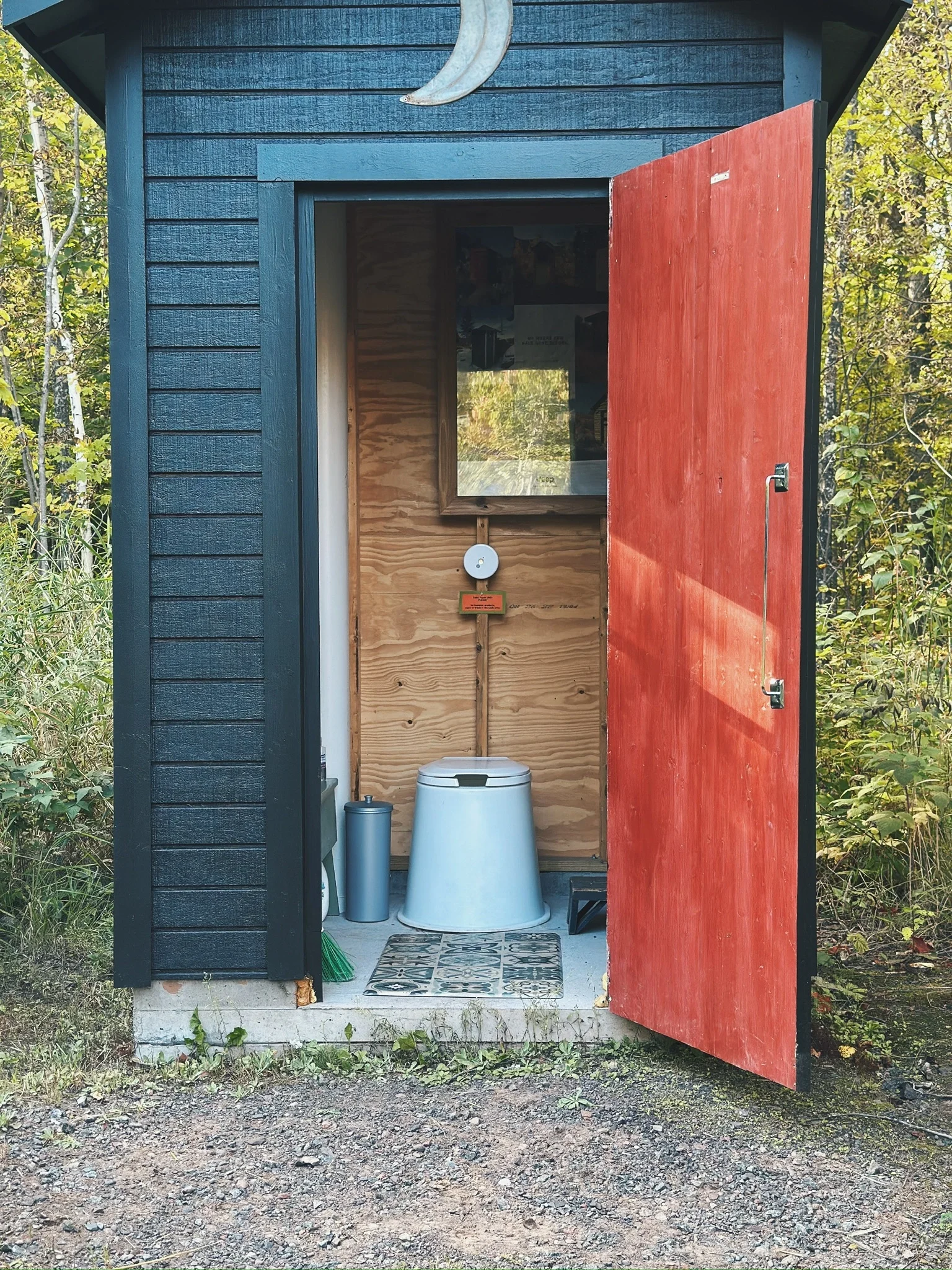 Who doesn't love a little privacy? Our clean outhouse is where you'll take care of all your business doodies