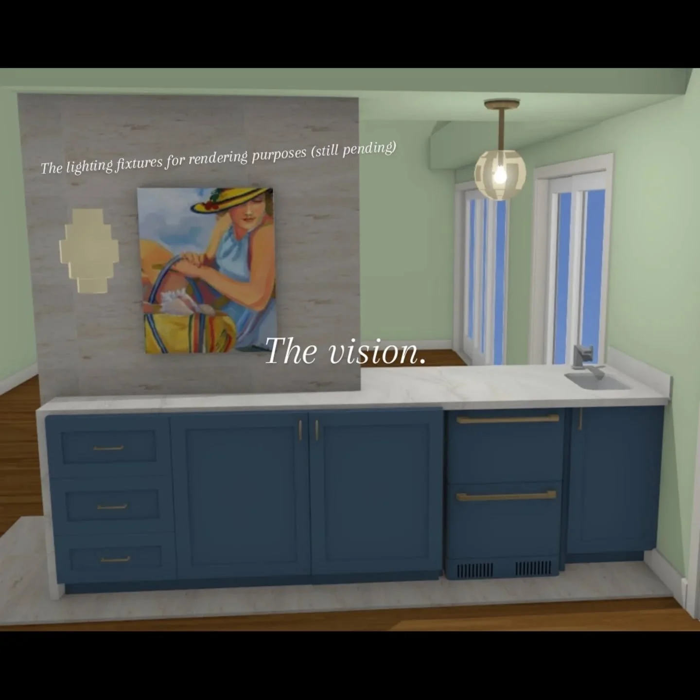 In design, commitment to a bold palette often yields the most rewarding results. For this project, we leaned into the client&rsquo;s love for mint green walls, using them as a springboard for a sophisticated, island-inspired aesthetic.

By pairing de