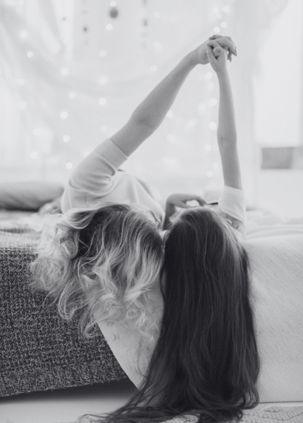 Rebuilding trust in a relationship. Couple holding hands image.