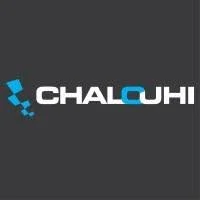 Chalhoub Group logo with white and blue text on a dark background.