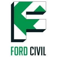 Logo for Ford Civil featuring a stylized letter 'F' in green and black with 'Ford Civil' written below.