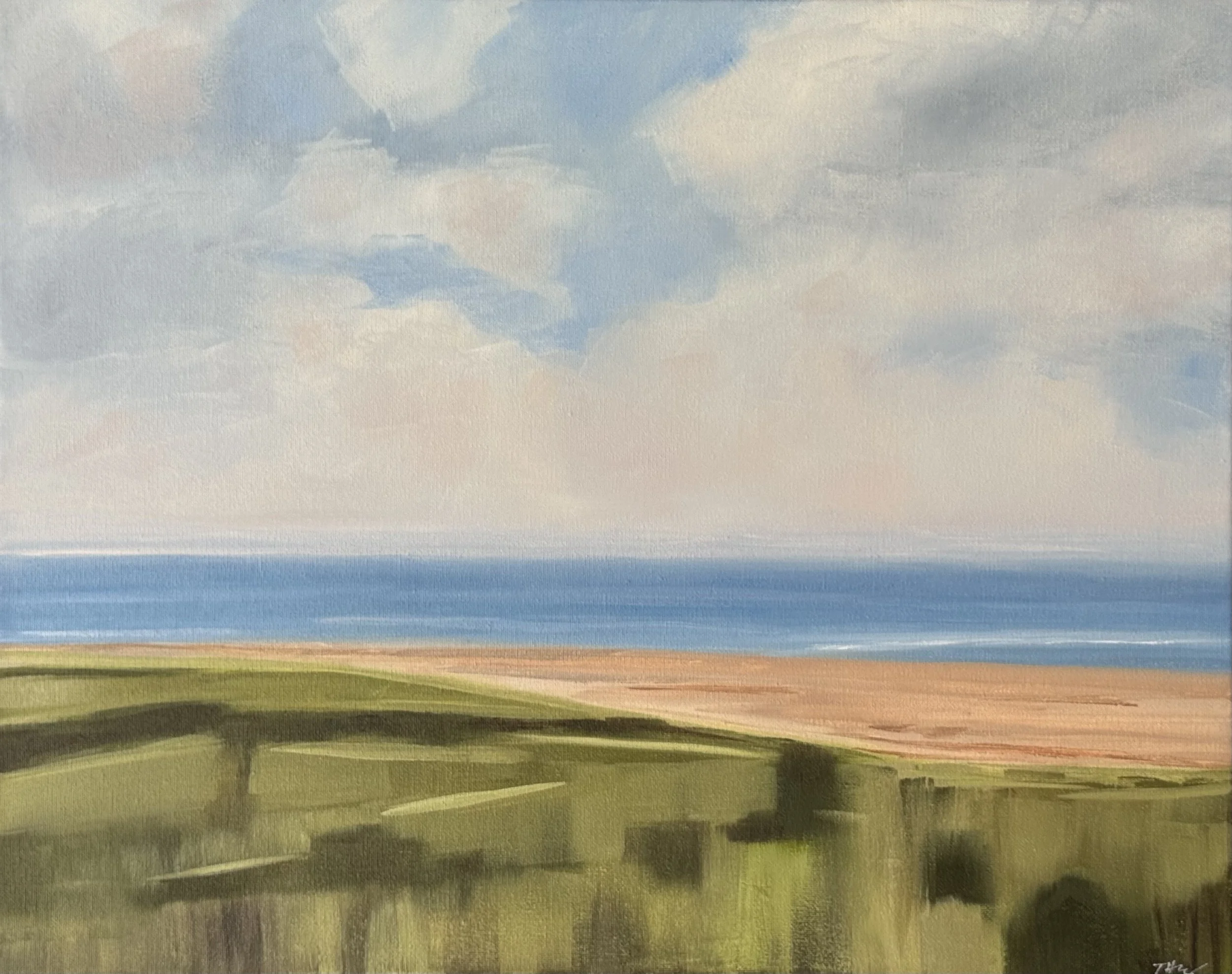 Beach Study, Duck/16x20/oil on canvas/2025