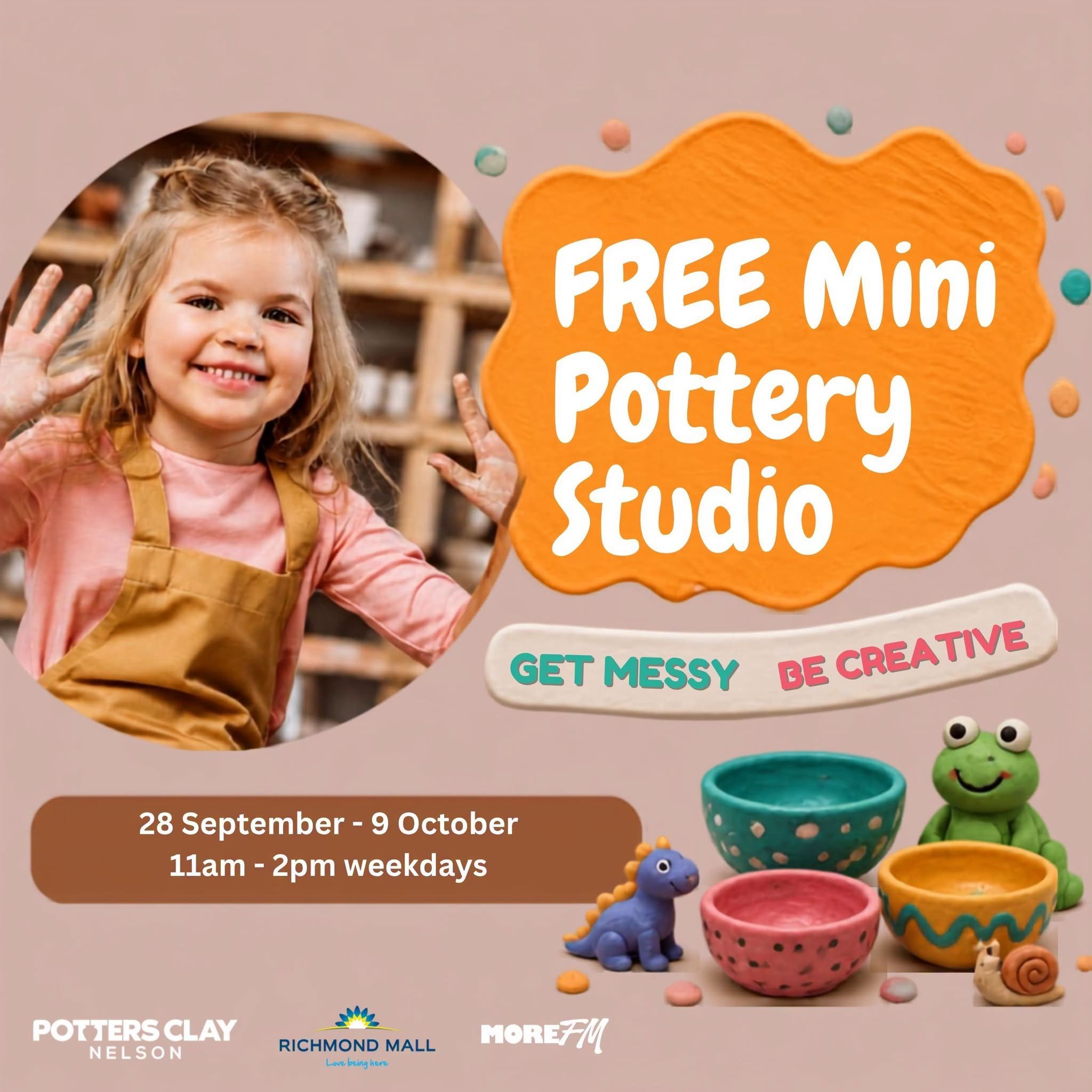 On Now: Free Pottery Studio 