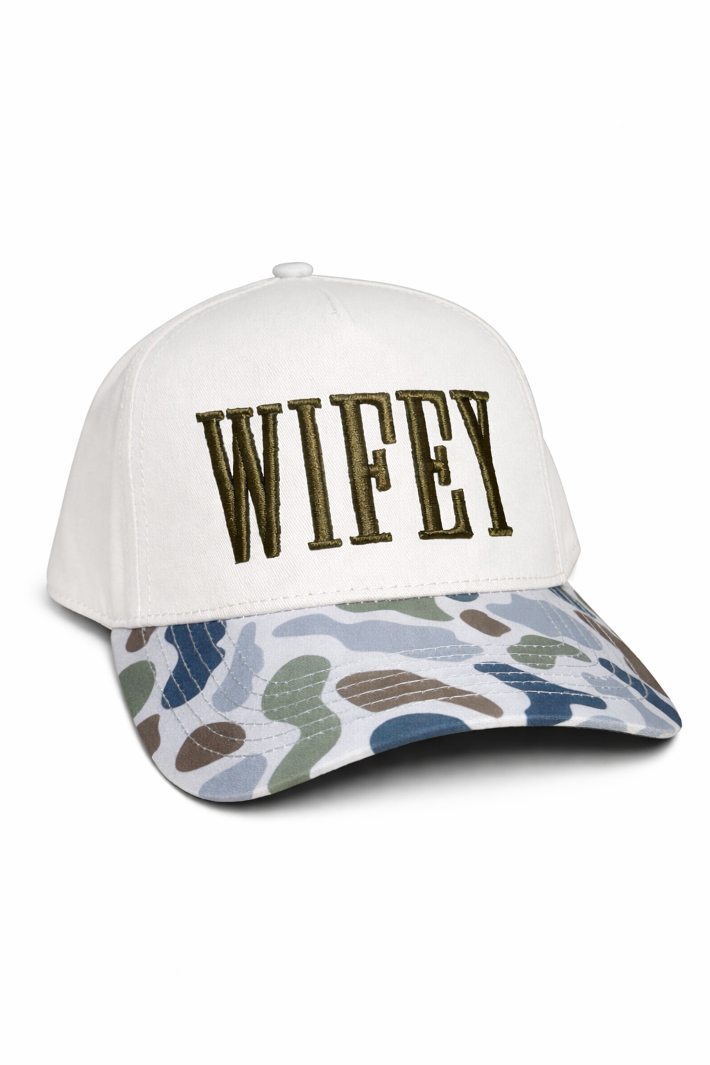 Wifey embroidered Duck Camo Hat