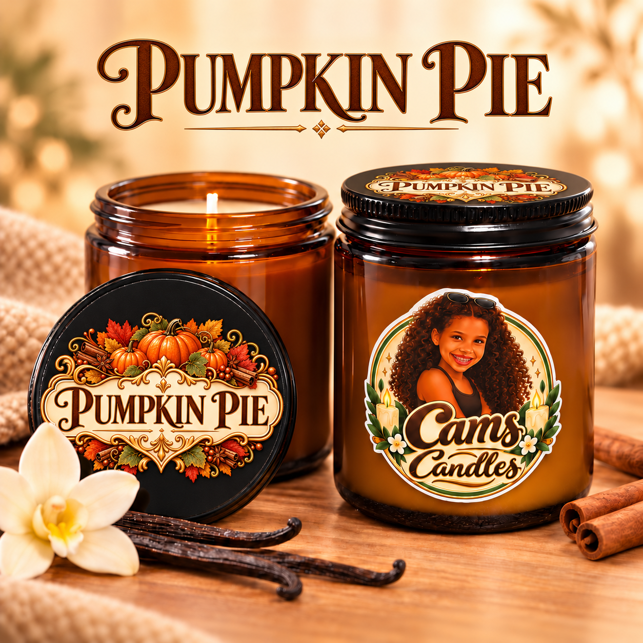 Cams Candles Pumpkin Pie