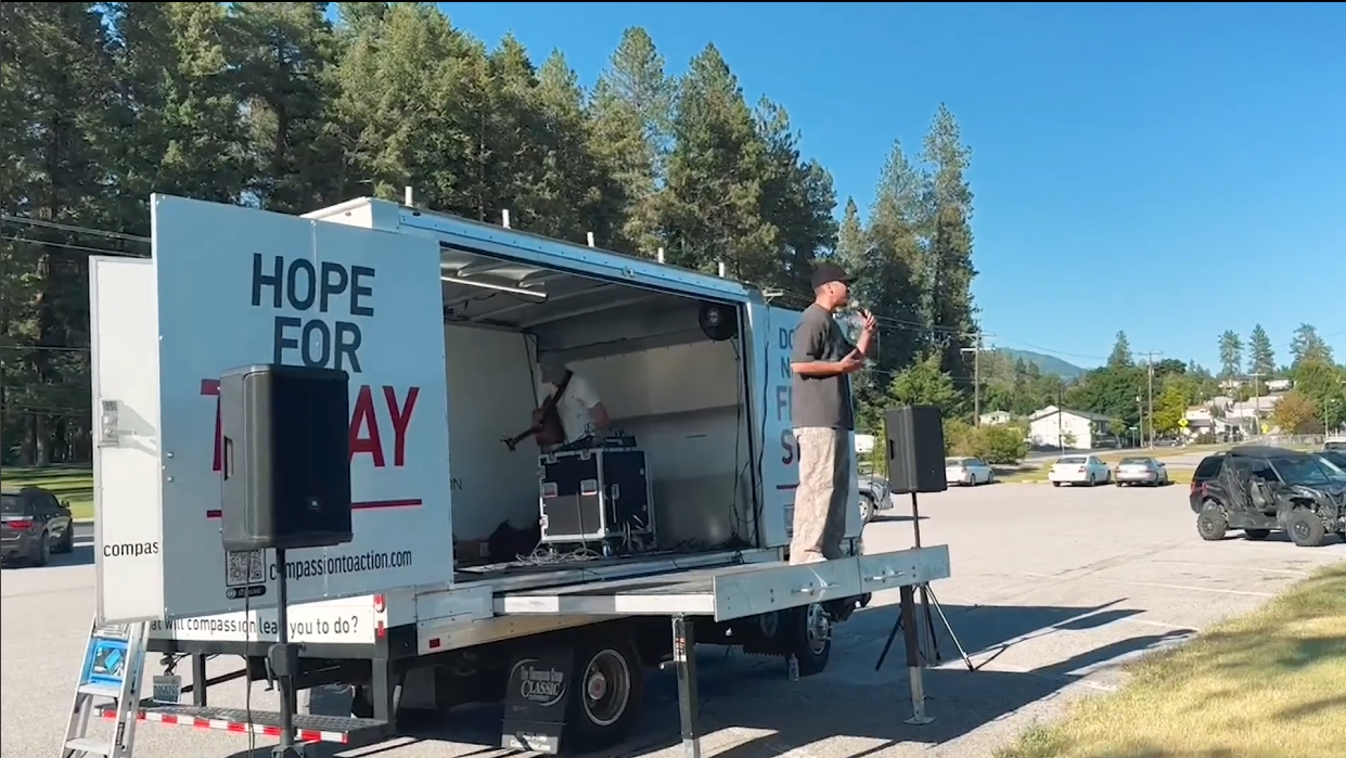 Mini Gospel Truck Outreach