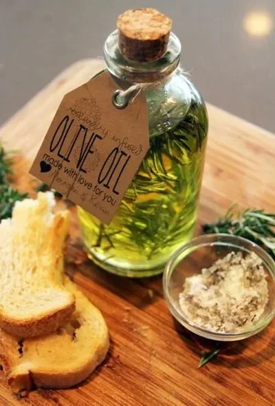 Herb infused olive oil