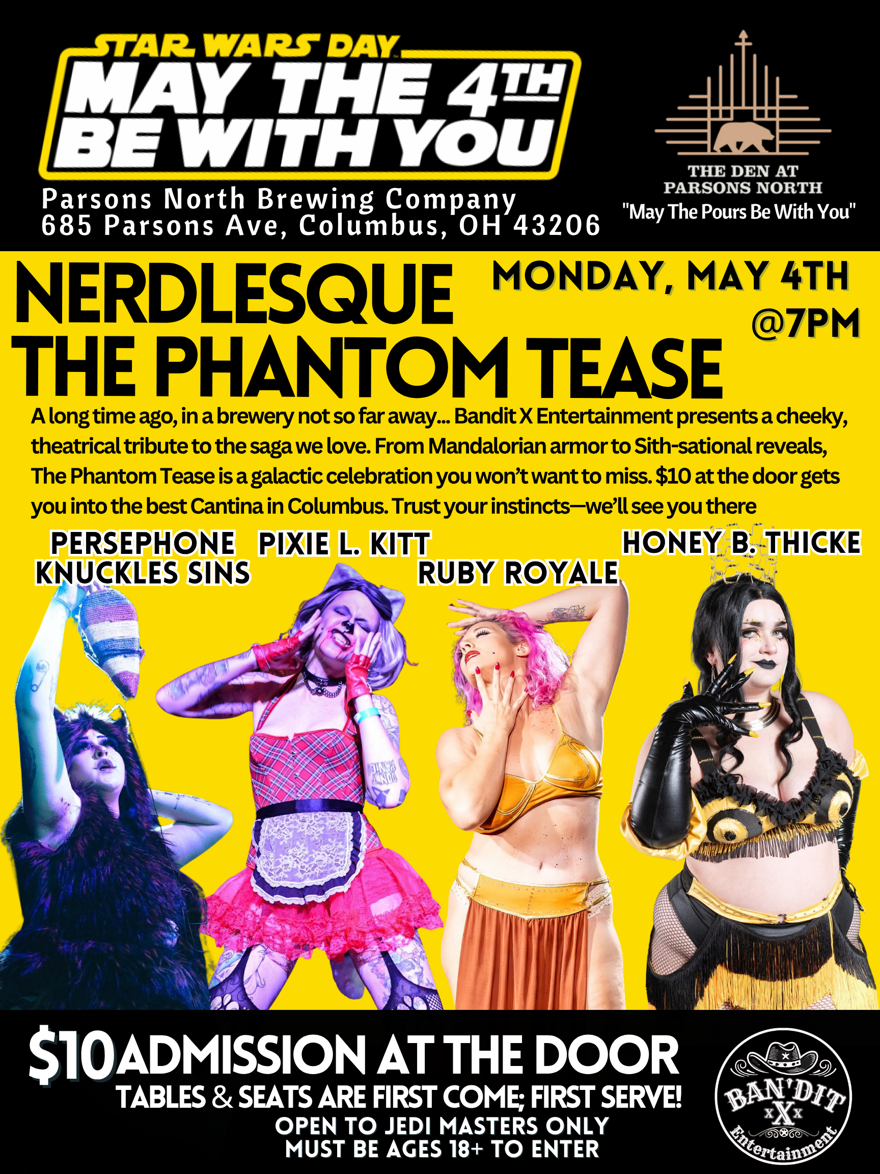 The Phantom Tease: A Star Wars Burlesque Show