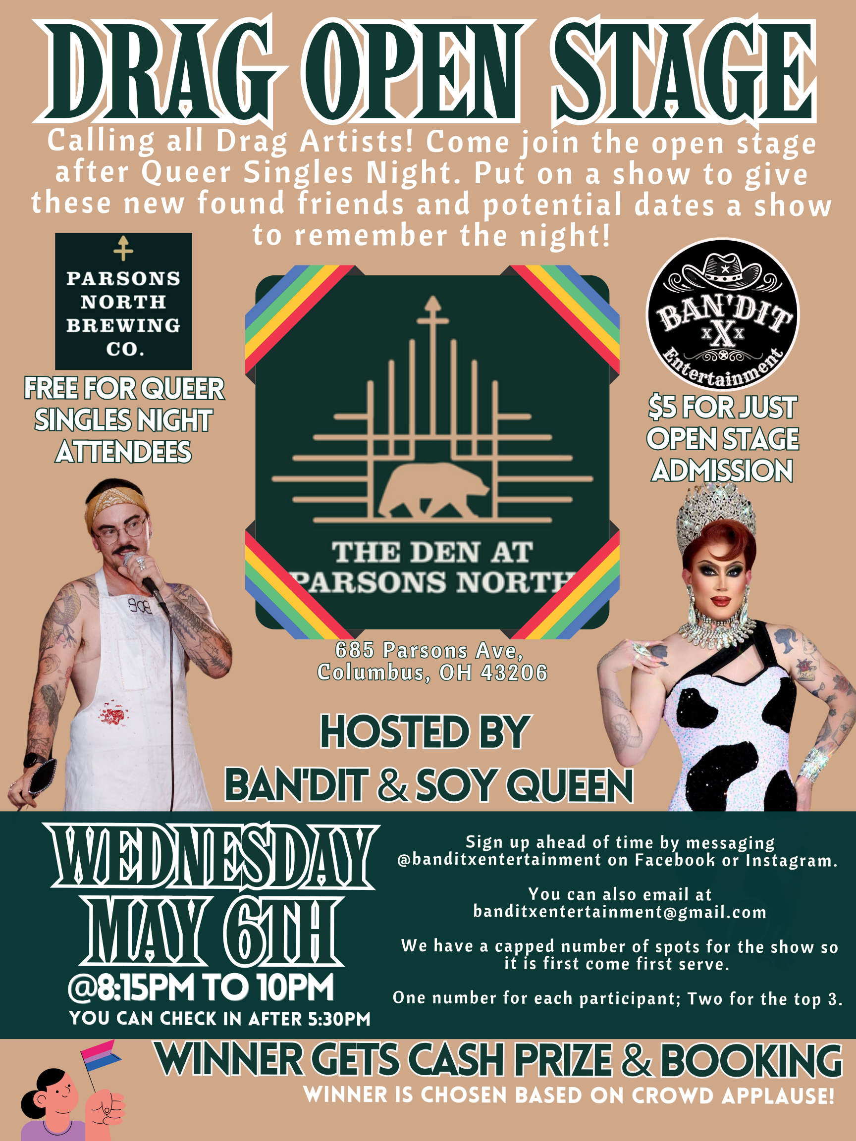 Drag Open Stage