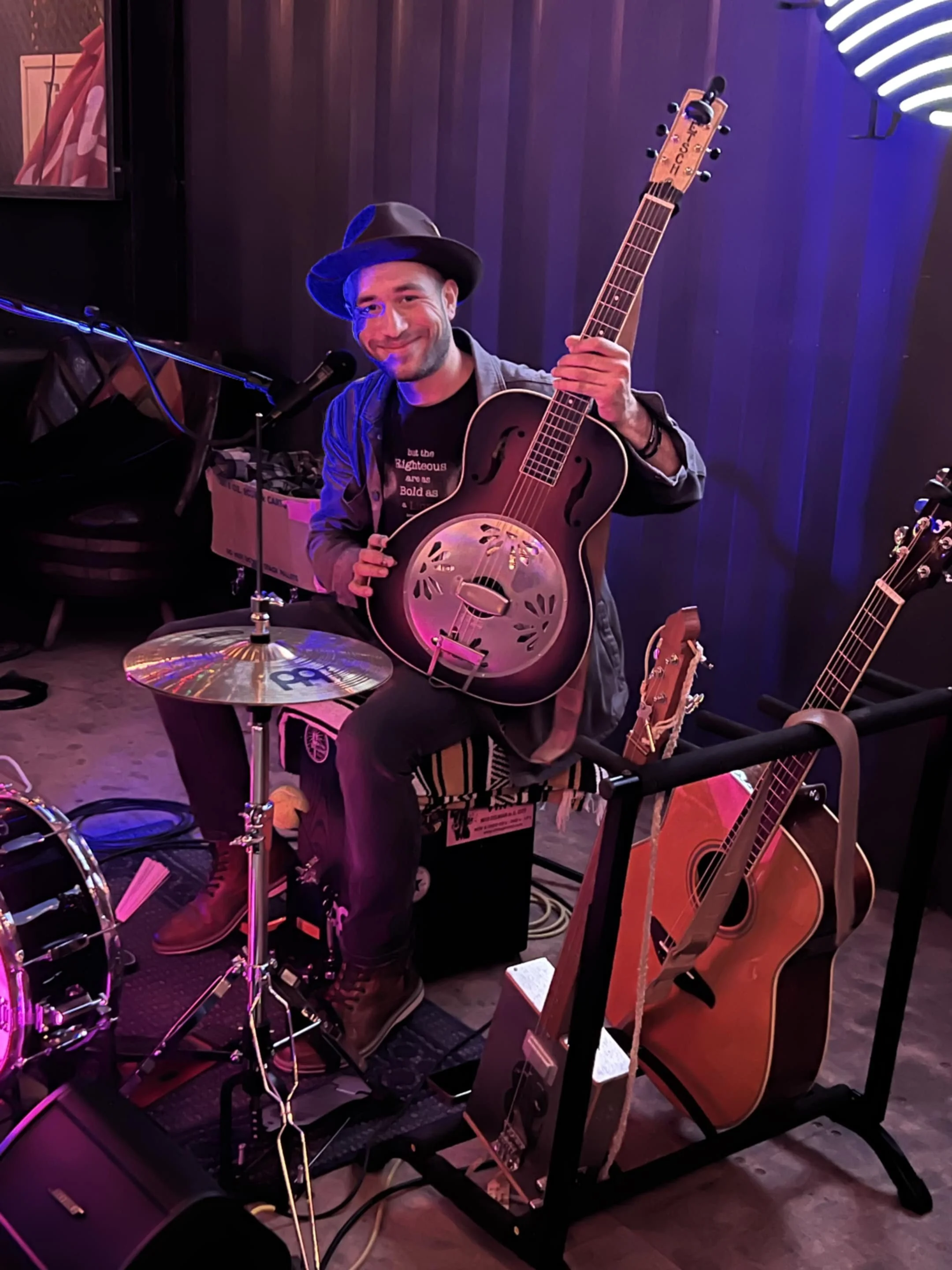 The Naranja heel. Orange vegan leather shoe with tortoise shell heel.