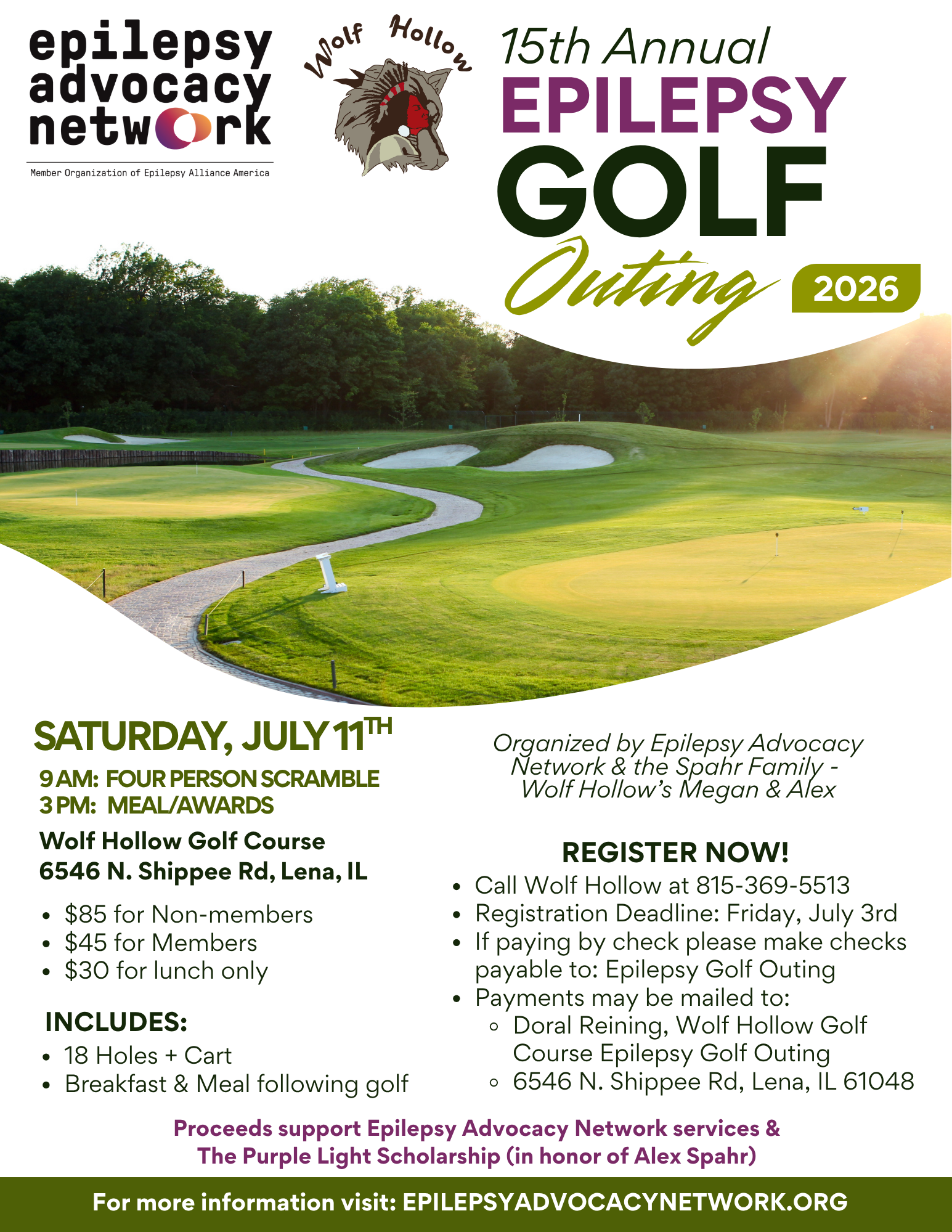 15th Annual Golf Outing in Lena