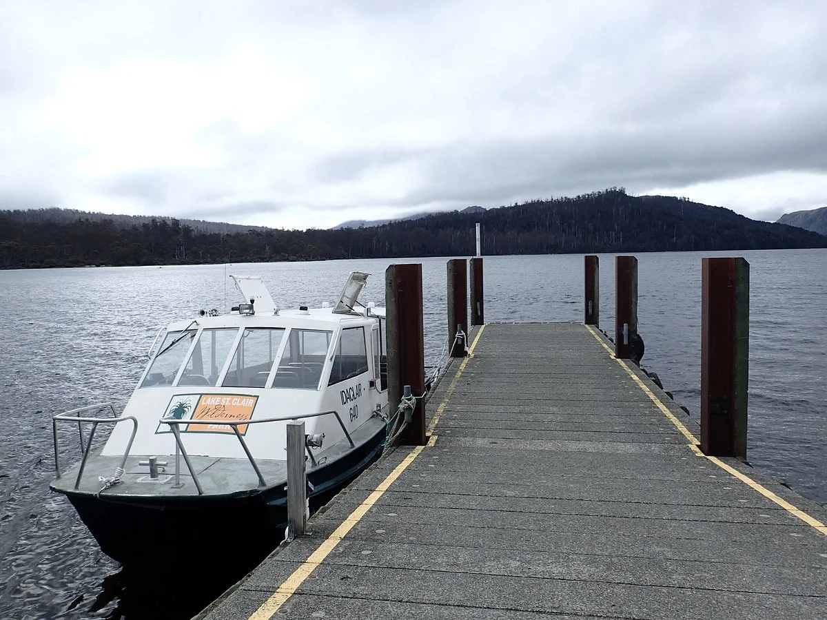 Lke St Clair Ferry for the Overland Track