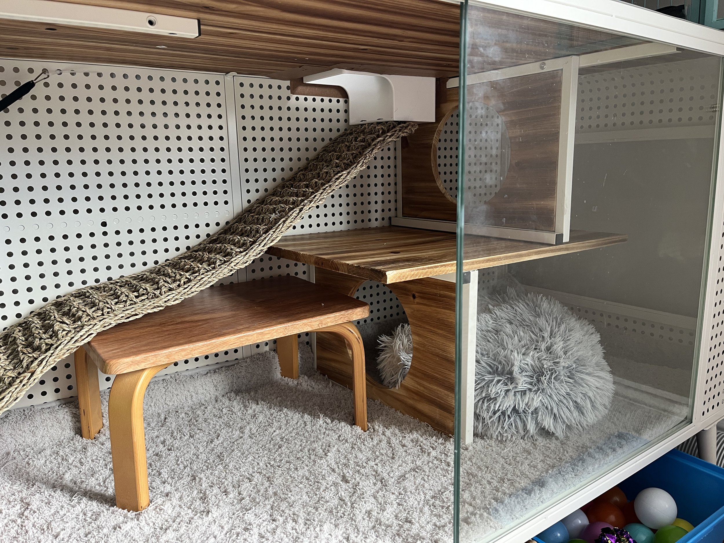 3D printed part and ramp to bottom level