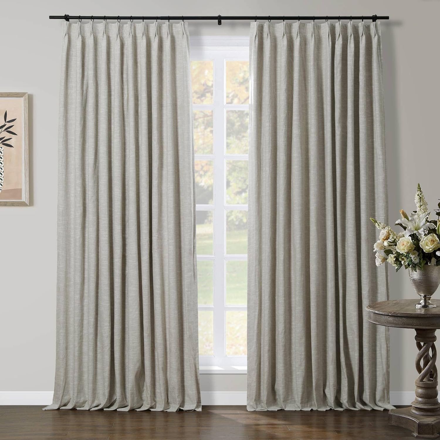 The curtains