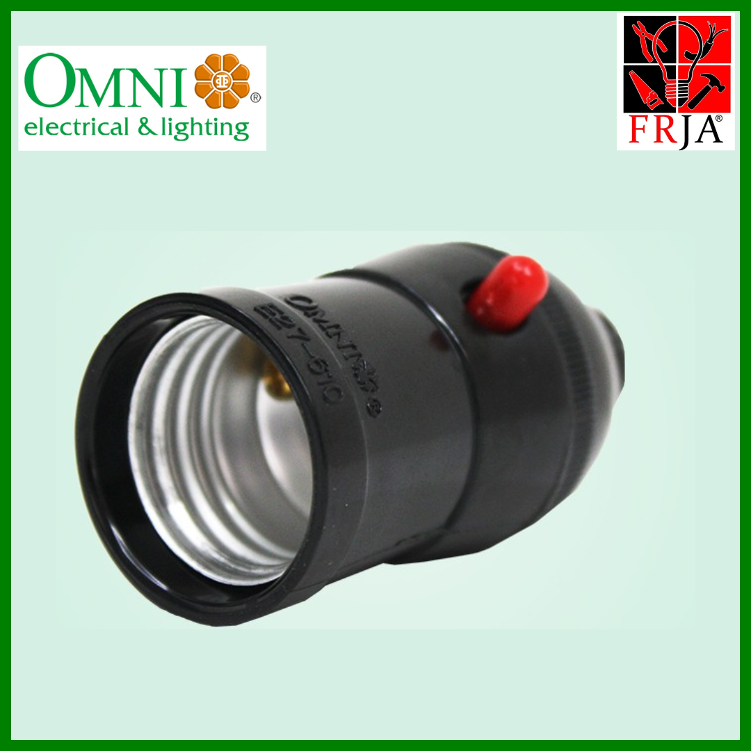 E27-610-PK PUSH THROUGH SOCKET 3A 250V IN BLISTER PACK