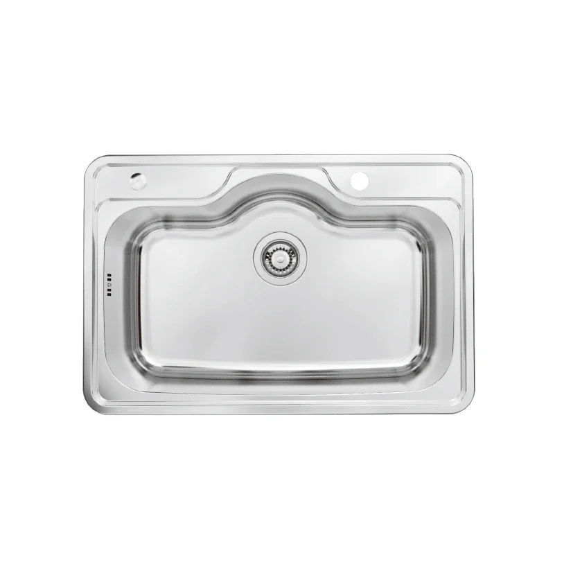 LIXIL Single Bowl Kitchen Sink 720x480x215mm X113.202