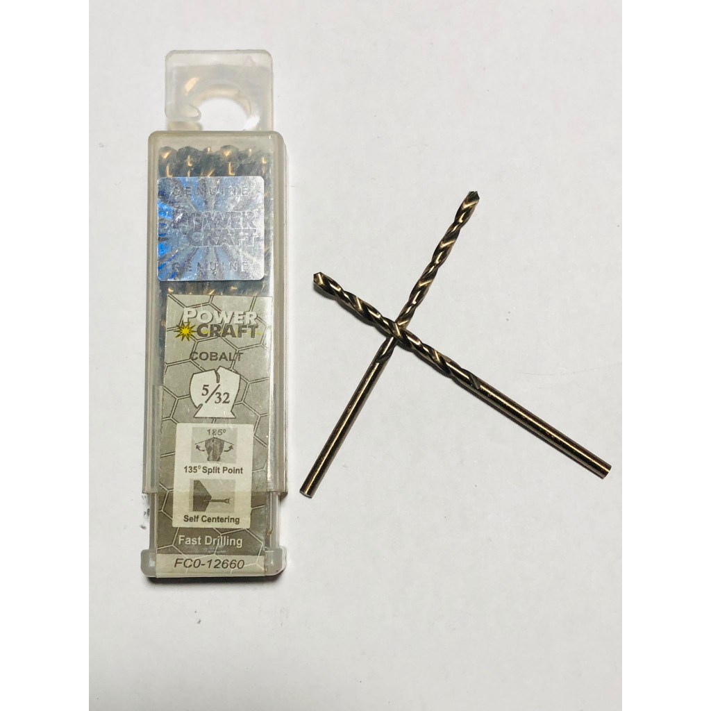 POWERCRAFT DRILL BIT 5/32 COBALT