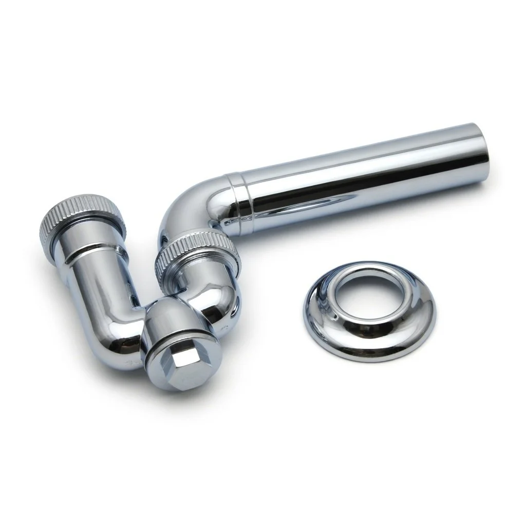 SHARK ABS Basin P-Trap 1-1/4" Chrome Plated