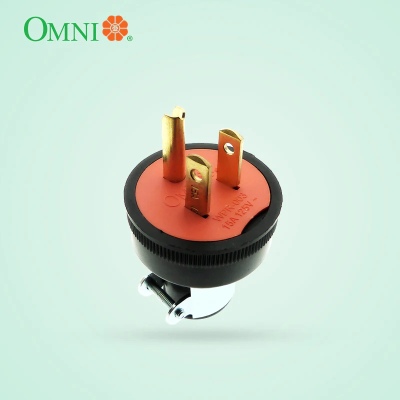 WPR-003-PK PARALLEL GROUND RUBBER PLUG 15A 250V IN BLISTER PACK