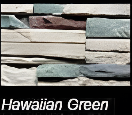 ASI HAWAIIAN GREEN FLINT STONES