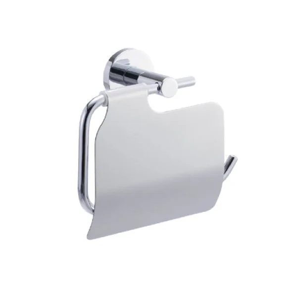 LIXIL Concept Round Paper Holder w/ Cover K-2801-43-N