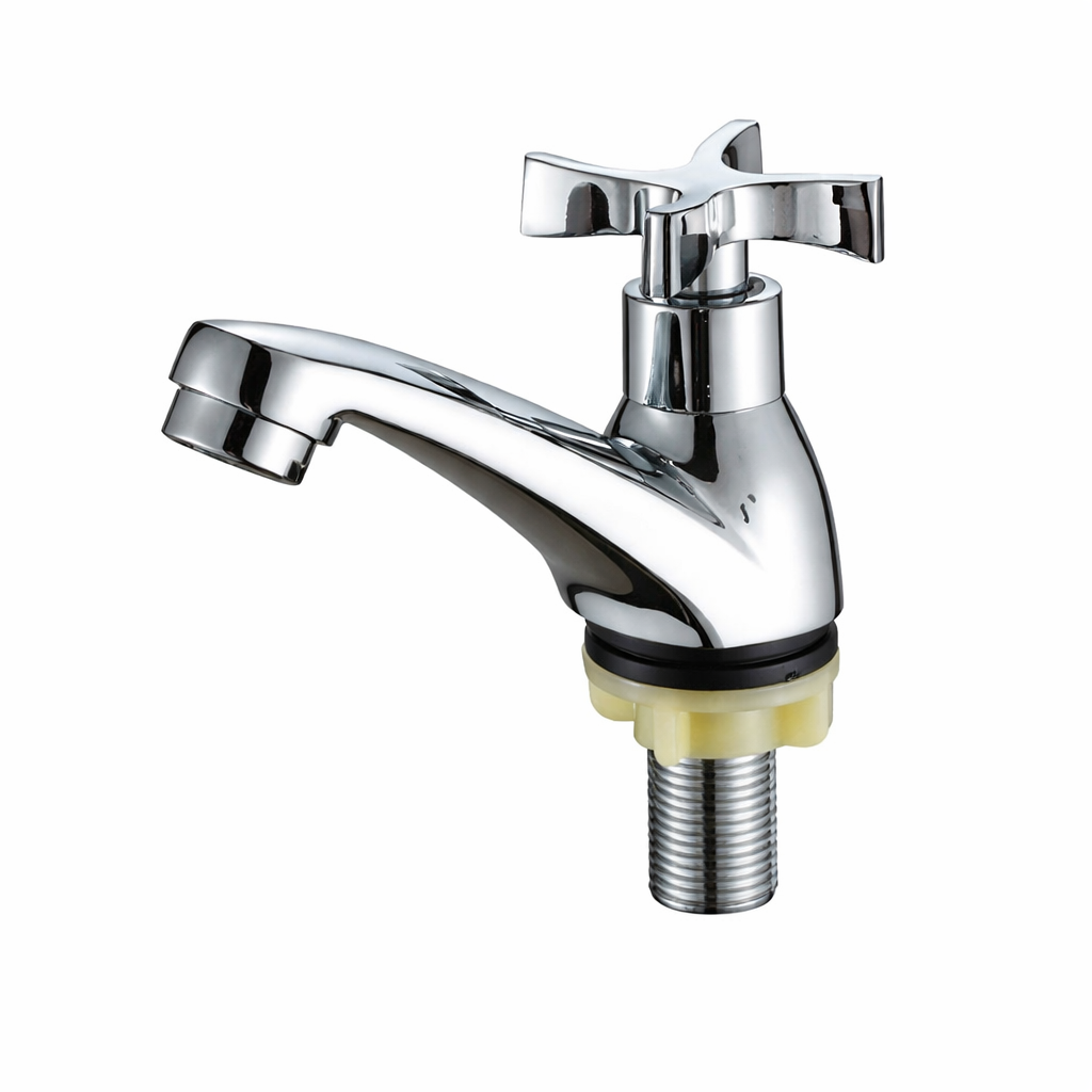 SHARK Lavatory Faucet (Cross / Round Handle)