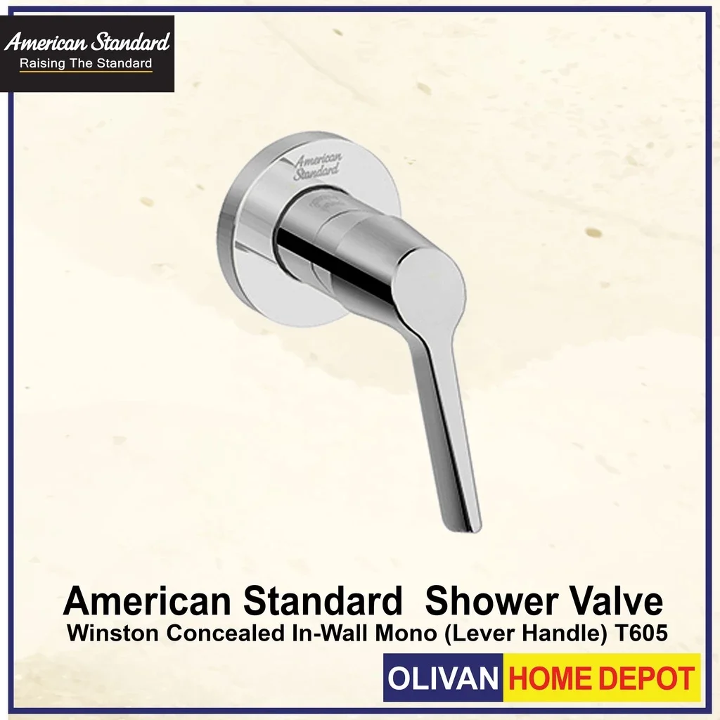 LIXIL Winston Lever Handle In-Wall Mono Shower Valve T605