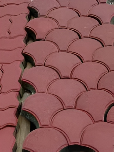 CY-MON PAVERS BC RED FISHCALE PAVER (35pcs./m2)