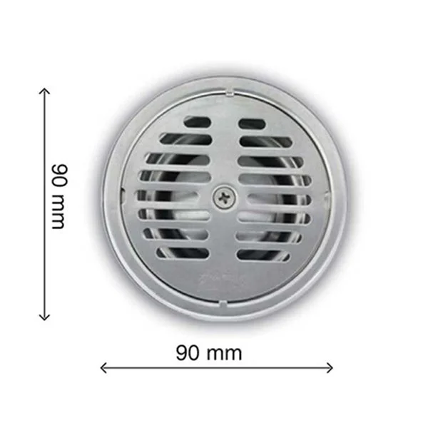LIXIL Round Stainless Steel Floor Drain A-8201-N(DIY)