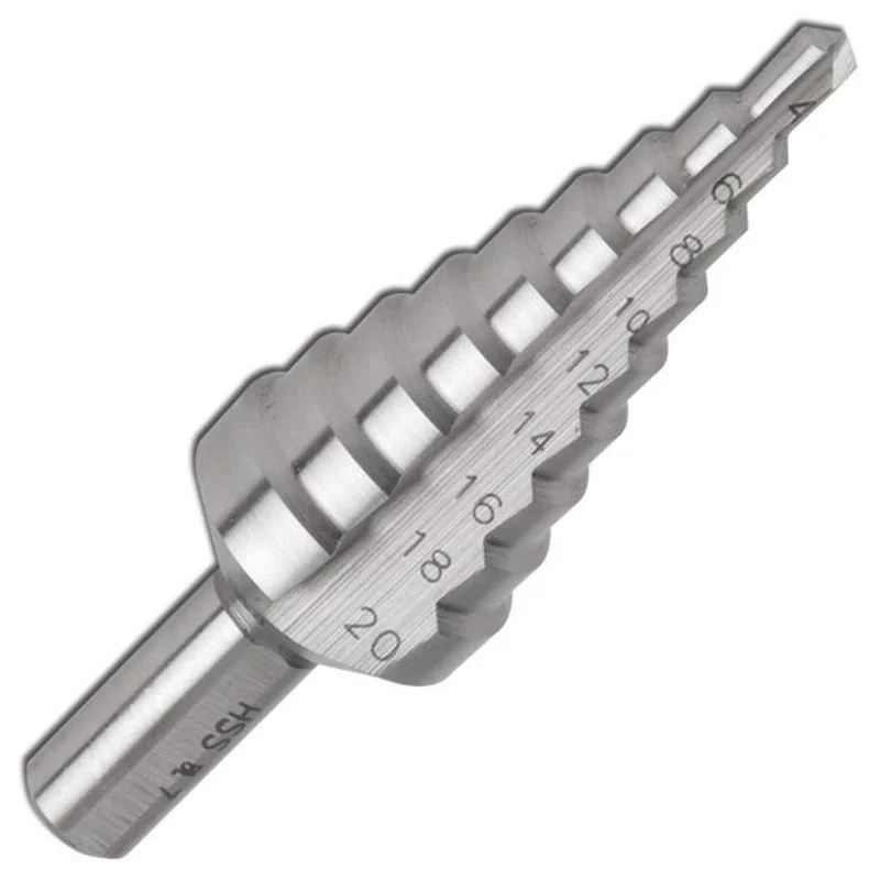 TORQ HSS STEP DRILL BIT T 16630 6,8,10,12,14,16,18,20,22,24,26,28,30 MM 1/2