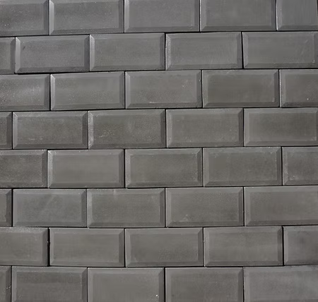EZ Rocks - BEVELED EDGE SMALL ANCHOR GRAY CONCRETE TILES (FLATS)