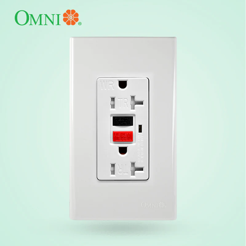 WGFCI-201-PK 2 GANG GFCI SAFETY OUTLT GROUND FAULT IN WHITE PLATE 20A