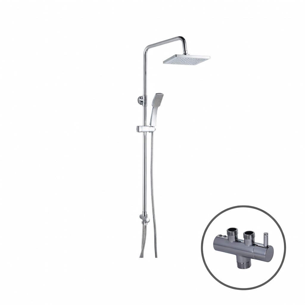 SHARK Shower Bar with Diverter Set