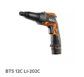 AEG 12V CORDLESS SYSTEM BTS 12CLi-202C DRYWALL SCREW DRIVER