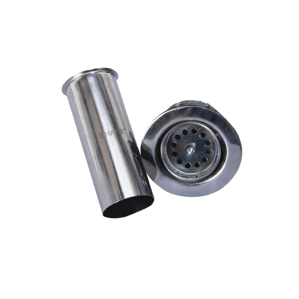 SHARK SF1102 Duplex Strainer with Tail Piece Heavy Duty Stainless Steel