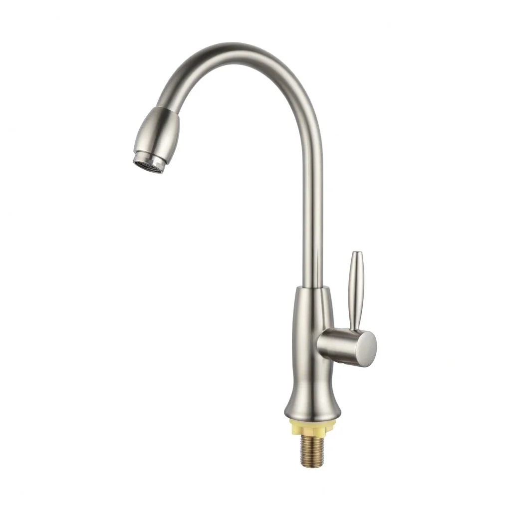 SHARK Kitchen Faucet Nickle Finish