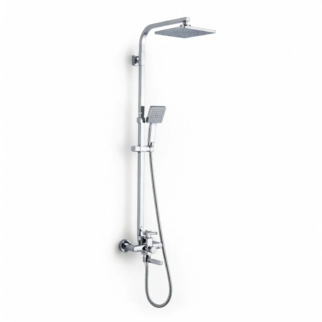 SHARK Complete Shower Bar Hot and Cold Mixer Set