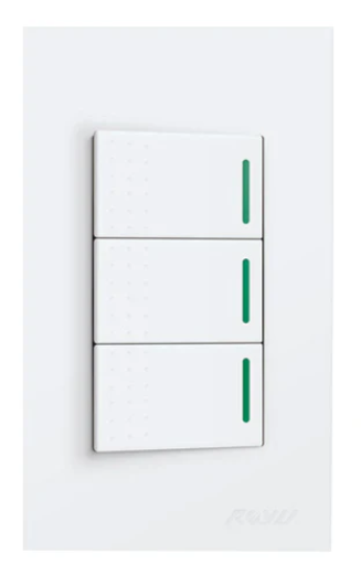 WD515 3 GANG SWITCH WITH REFLECTOR