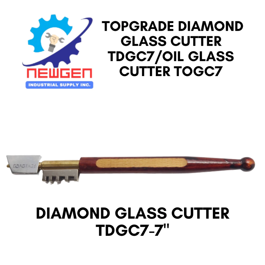 TOPGRADE Diamond Glass Cutter 7"