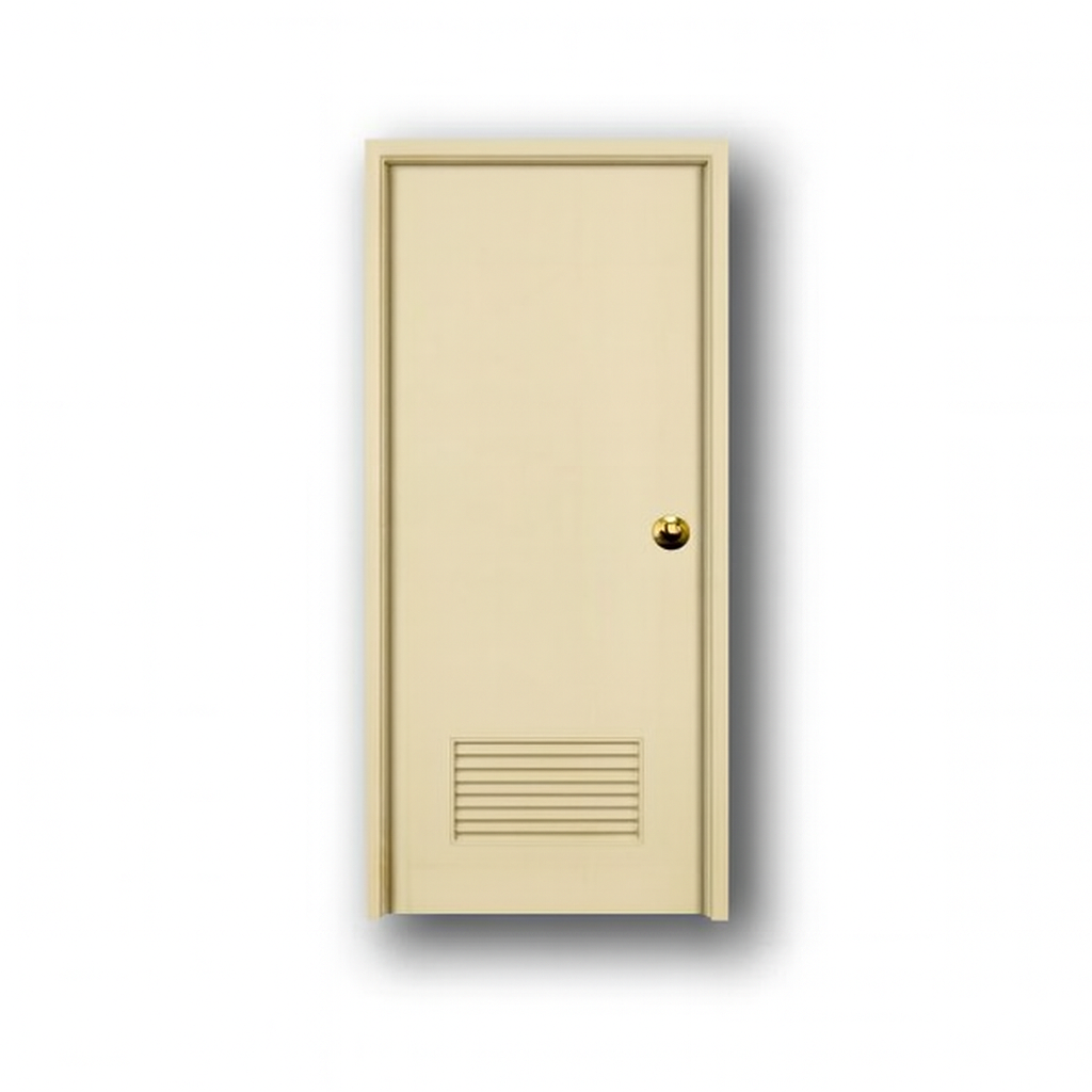 PLAIN DOOR VGA BEIGE WITH LOUVER AND DOOR KNOB.png