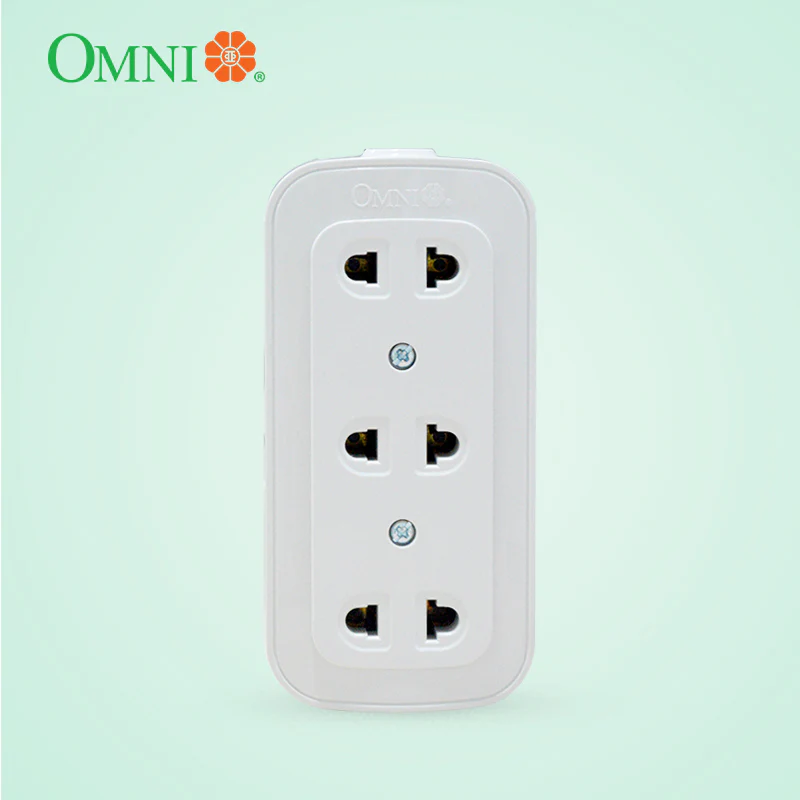 WSO-003-PK SURFACE 3-GANG CONVENIENCE OUTLET 10A 250V IN BLISTER PACK