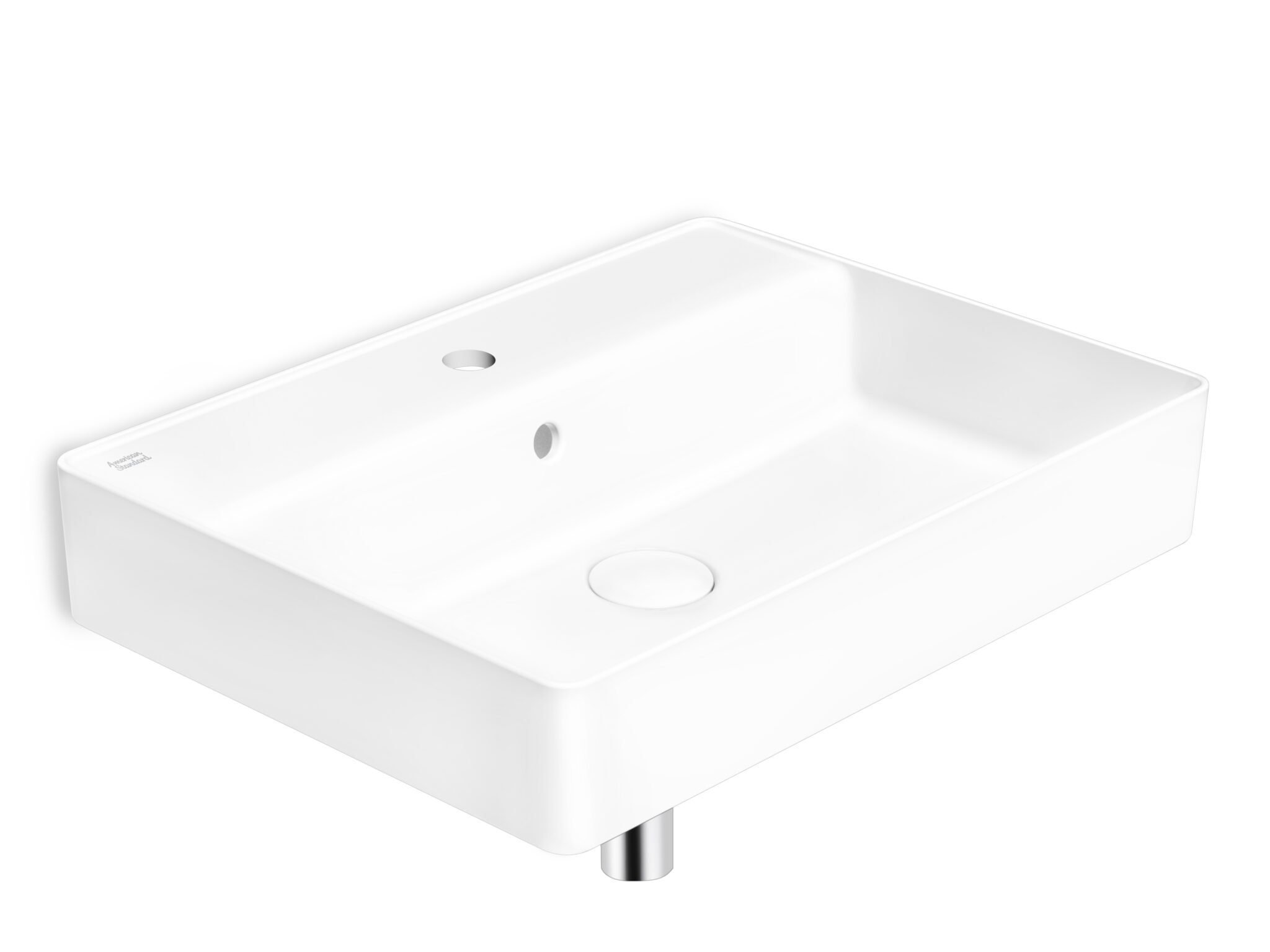 LIXIL Acacia SupaSleek 600mm Wall Hung Basin (Single Hole) CCASF421